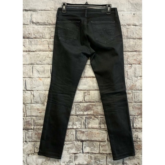 AG Adriano Goldschmied Premiere Skinny Leg Jeans Gray Distressed Womens Size 27 - Picture 7 of 12